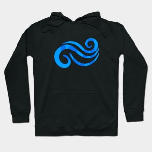 The Art of Reflection: Water Element  Making Blue Waves of Change in the World Hoodie